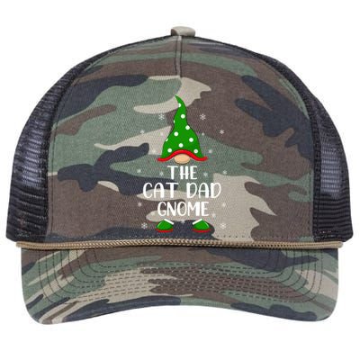 Funny Matching Family The Cat Dad Gnome Christmas Gift Retro Rope Trucker Hat Cap