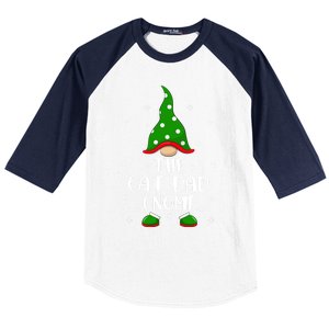 Funny Matching Family The Cat Dad Gnome Christmas Gift Baseball Sleeve Shirt