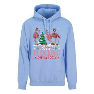 Flamingo Merry Flocking Christmas Funny Xmas Gift Unisex Surf Hoodie