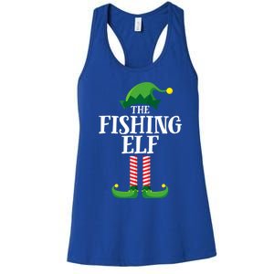 Fishing Matching Family Group Christmas Party Gift Women's Racerback Tank