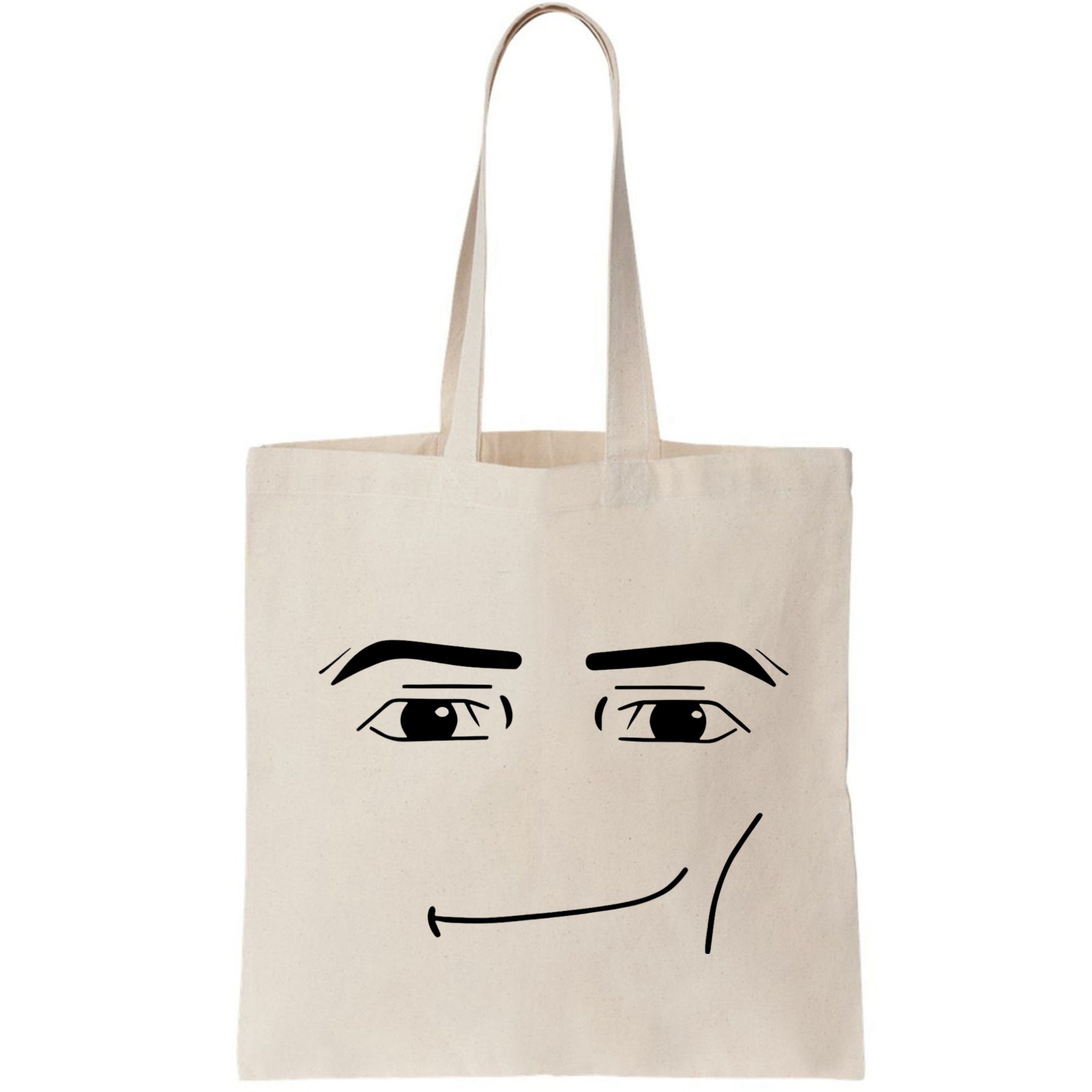 Foblox Man Face Meme Funny Costume Tees Bag