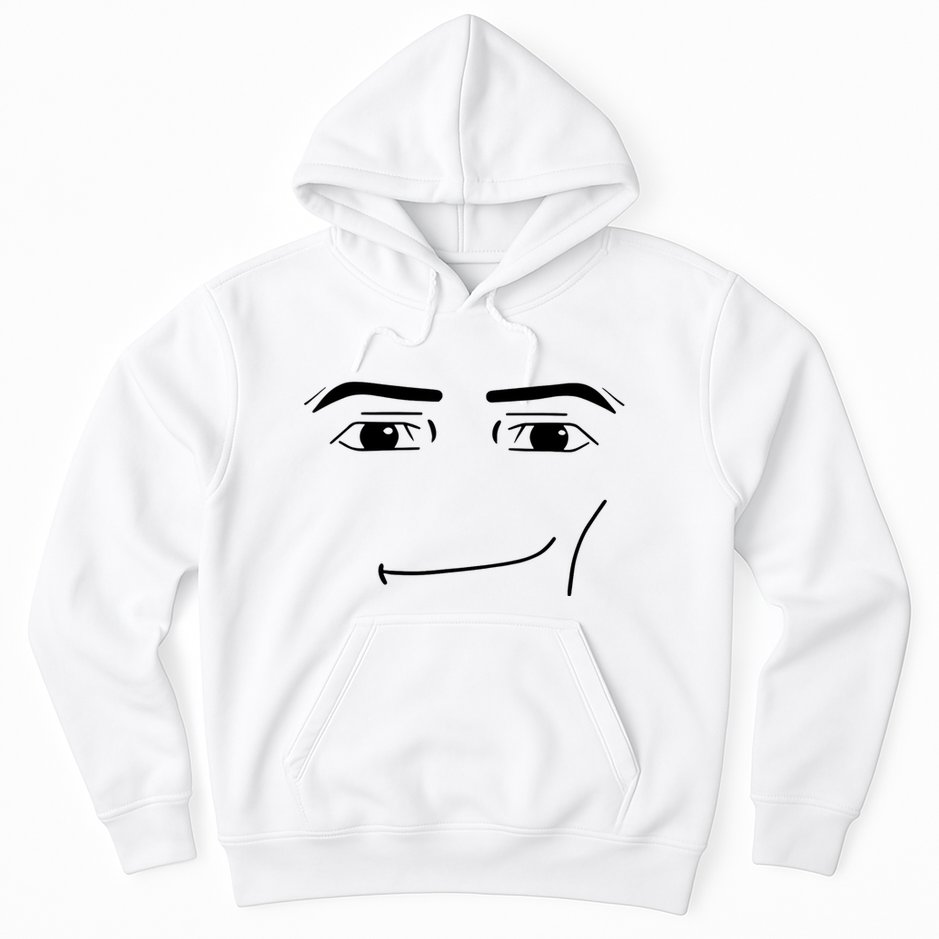 Foblox Man Face Meme Funny Costume Tees Hoodie