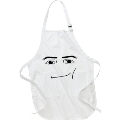 Foblox Man Face Meme Funny Costume Tees Apron