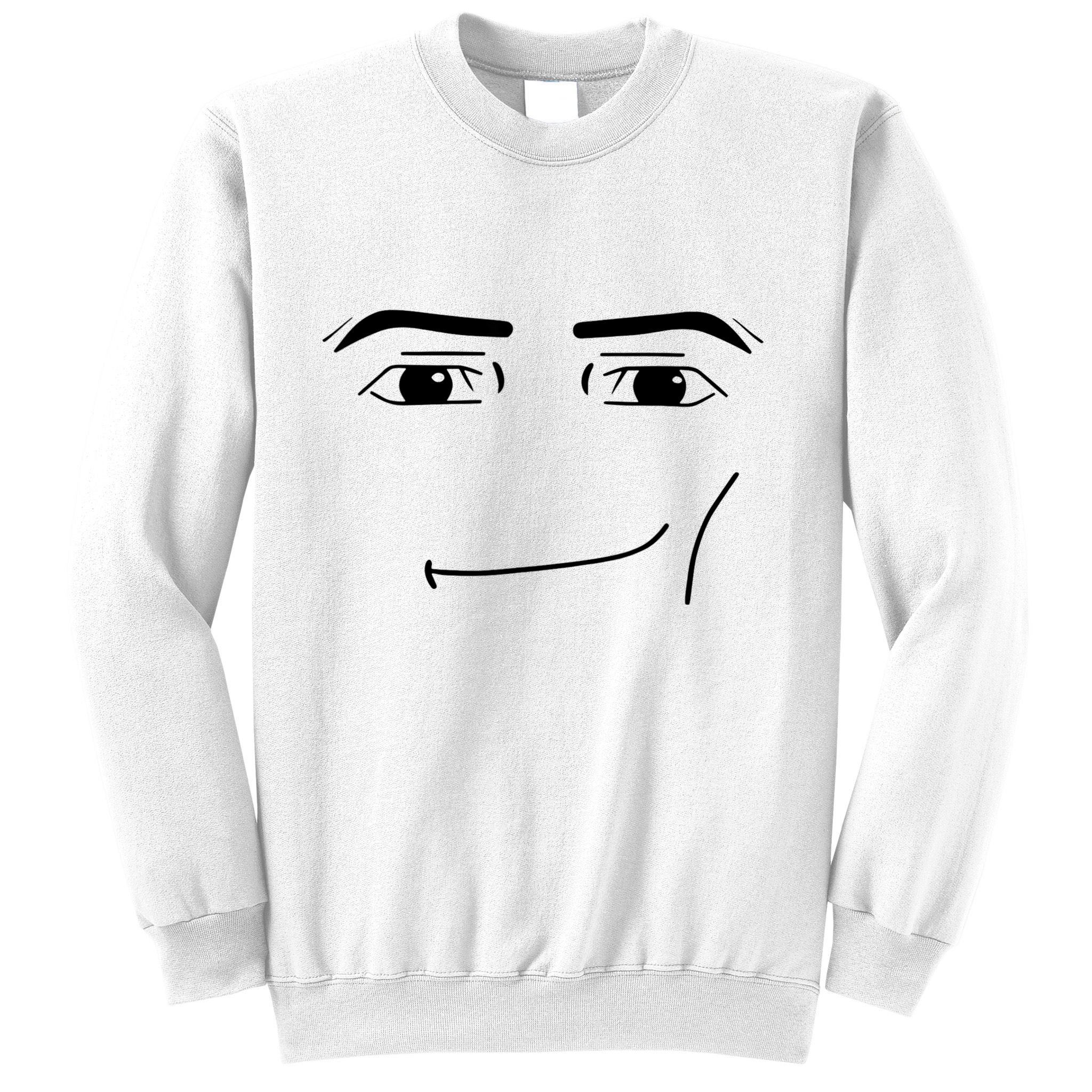 Foblox Man Face Meme Funny Costume Tees Sweatshirt