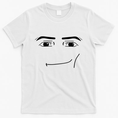 Foblox Man Face Meme Funny Costume Tees T-Shirt