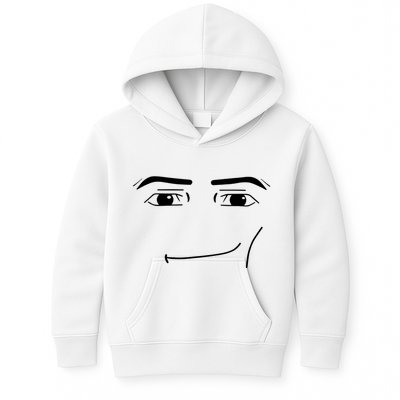 Foblox Man Face Meme Funny Costume Tees Kids Hoodie