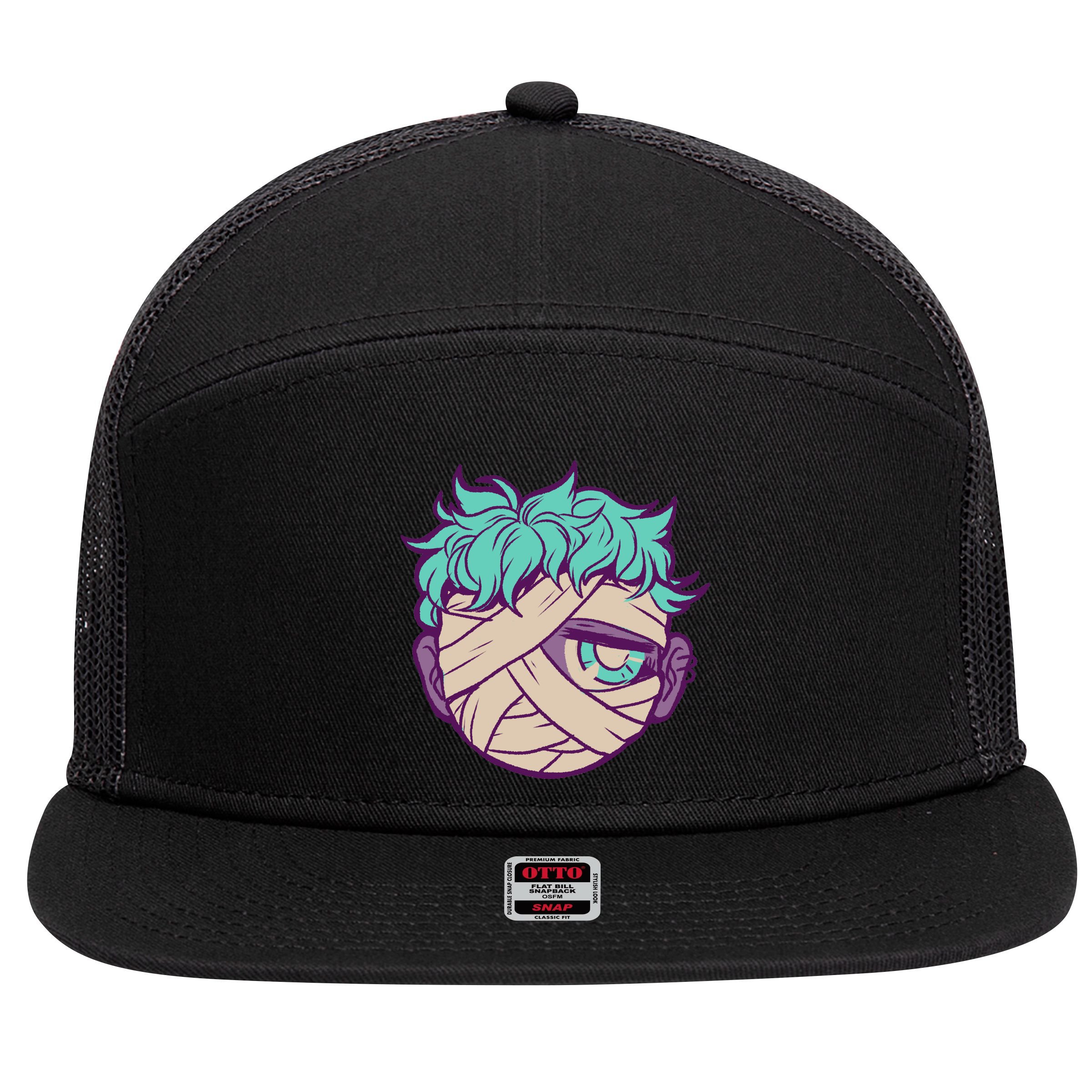 Frightful Mummy 7 Panel Mesh Trucker Snapback Hat