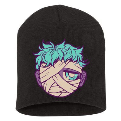 Frightful Mummy Short Acrylic Beanie