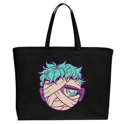 Frightful Mummy Cotton Canvas Jumbo Tote