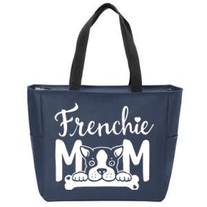 Frenchie Mom Zip Tote Bag