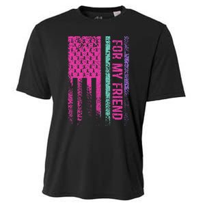 For My Friend Thyroid Cancer Awareness Cooling Performance Crew T-Shirt