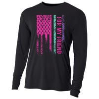 For My Friend Thyroid Cancer Awareness Cooling Performance Long Sleeve Crew