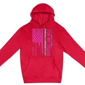 For My Friend Thyroid Cancer Awareness Premium Pullover Hoodie