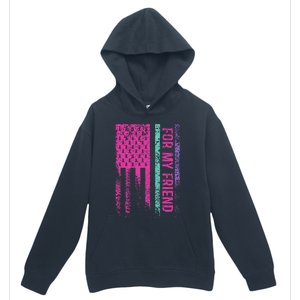 For My Friend Thyroid Cancer Awareness Urban Pullover Hoodie