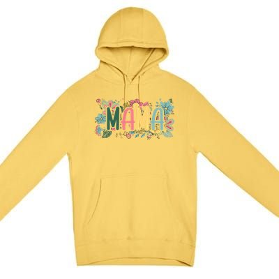 Floral Mama Premium Pullover Hoodie