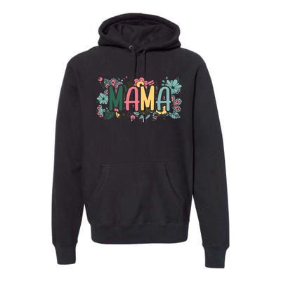 Floral Mama Premium Hoodie