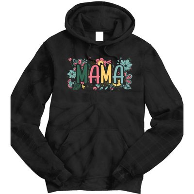 Floral Mama Tie Dye Hoodie