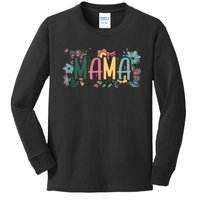 Floral Mama Kids Long Sleeve Shirt