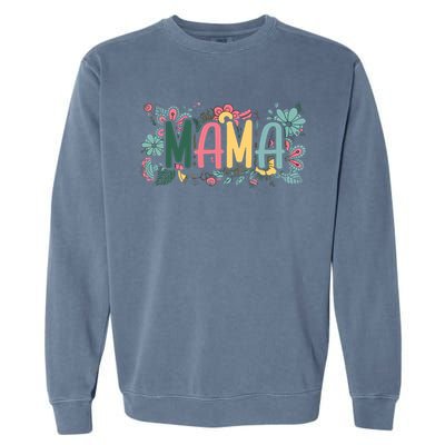 Floral Mama Garment-Dyed Sweatshirt