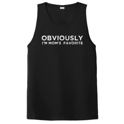 funny moms favorite, Obviously i'm mom's favorite PosiCharge Competitor Tank