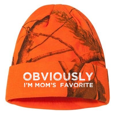 funny moms favorite, Obviously i'm mom's favorite Kati Licensed 12" Camo Beanie