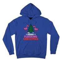 Flamingo Merry Flocking Christmas Funny Xmas Gift Hoodie