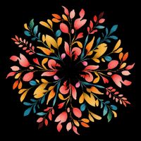 Floral Mandala Flower Cute Spring Gifts For Florists  Women Apron