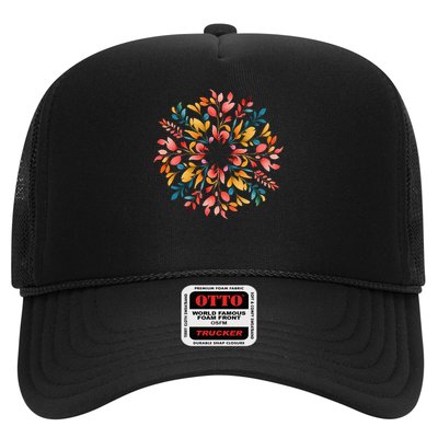Floral Mandala Flower Cute Spring Gifts For Florists  Women Trucker Hat