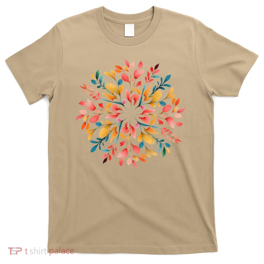 Floral Mandala Flower Cute Spring Gifts For Florists  Women T-Shirt