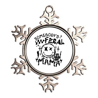 Feral Mama Metallic Star Ornament