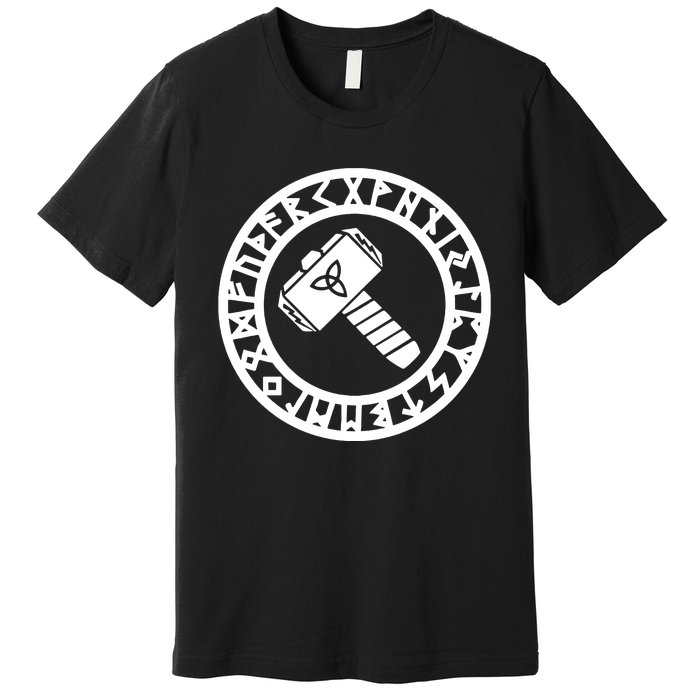 Futhark Mjolnir Premium T-Shirt