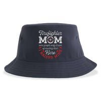 Firefighter Mom Firewoman Proud Moms MotherS Day Vintage Sustainable Bucket Hat