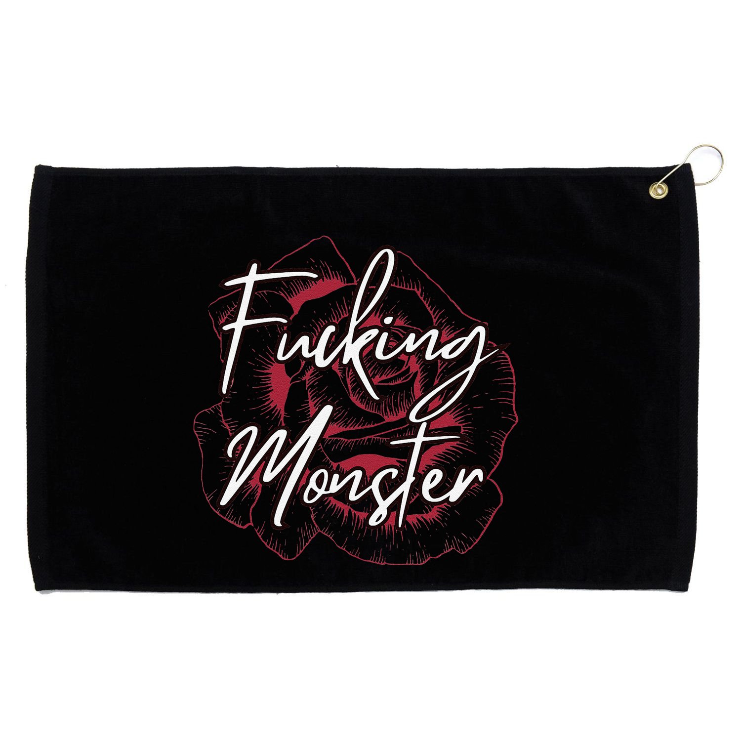 Fucking Monster Grommeted Golf Towel