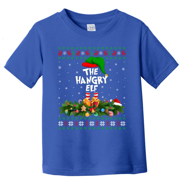 Funny Matching Family Ugly The Hangry Elf Christmas Gift Toddler T-Shirt