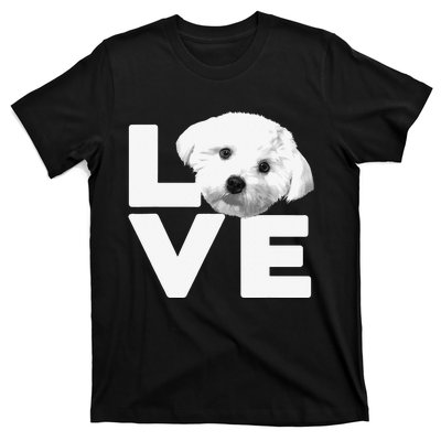 Funny Maltese For Dog Lover Groomer Owner Puppy T-Shirt