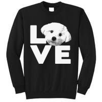 Funny Maltese For Dog Lover Groomer Owner Puppy Tall Sweatshirt