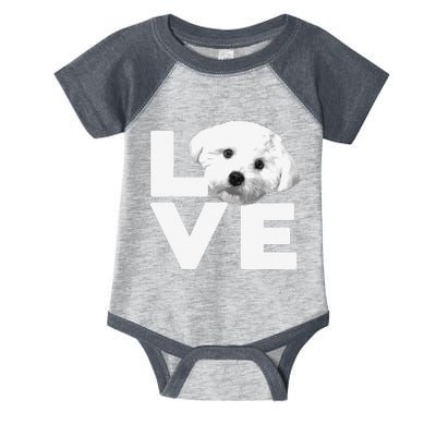 Funny Maltese For Dog Lover Groomer Owner Puppy Infant Baby Jersey Bodysuit