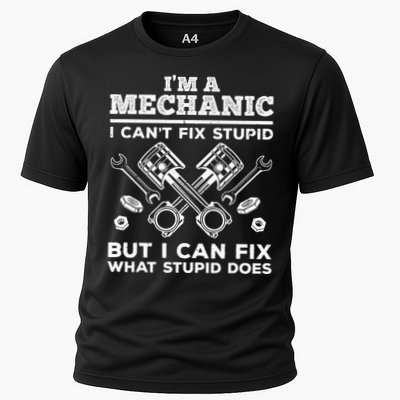 Funny Mechanic For Dad Car Auto Diesel Automobile Garage Cooling Performance Crew T-Shirt
