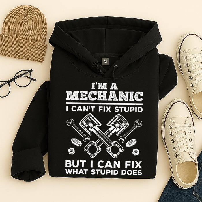 Funny Mechanic For Dad Car Auto Diesel Automobile Garage Hoodie