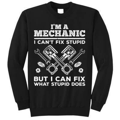 Funny Mechanic For Dad Car Auto Diesel Automobile Garage Sweatshirt