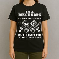 Funny Mechanic For Dad Car Auto Diesel Automobile Garage T-Shirt