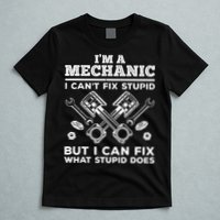 Funny Mechanic For Dad Car Auto Diesel Automobile Garage T-Shirt
