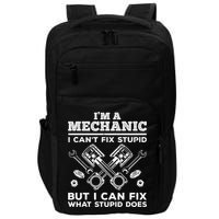 Funny Mechanic For Dad Car Auto Diesel Automobile Garage Impact Tech Backpack