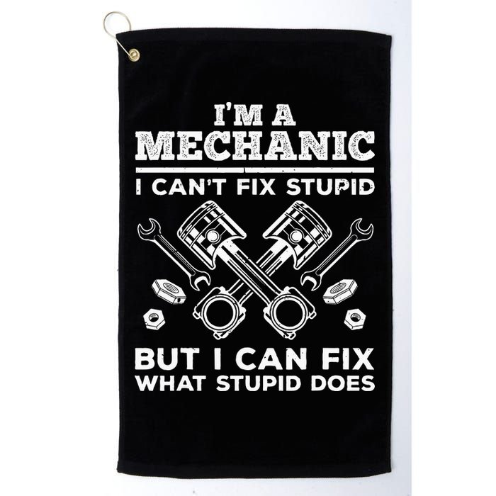 Funny Mechanic For Dad Car Auto Diesel Automobile Garage Golf Towel