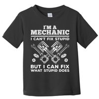 Funny Mechanic For Dad Car Auto Diesel Automobile Garage Toddler T-Shirt