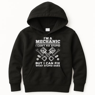 Funny Mechanic For Dad Car Auto Diesel Automobile Garage Kids Hoodie