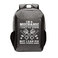 Funny Mechanic For Dad Car Auto Diesel Automobile Garage Vector Backpack