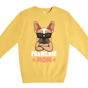 Frenchie Mom French Bulldog Dog Premium Crewneck Sweatshirt