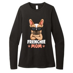 Frenchie Mom French Bulldog Dog Womens CVC Long Sleeve Shirt