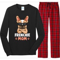 Frenchie Mom French Bulldog Dog Long Sleeve Pajama Set